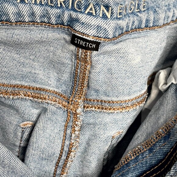 American Eagle Stretch 90's Light Bootcut Jeans Size 16 Long #74 - Picture 6 of 8